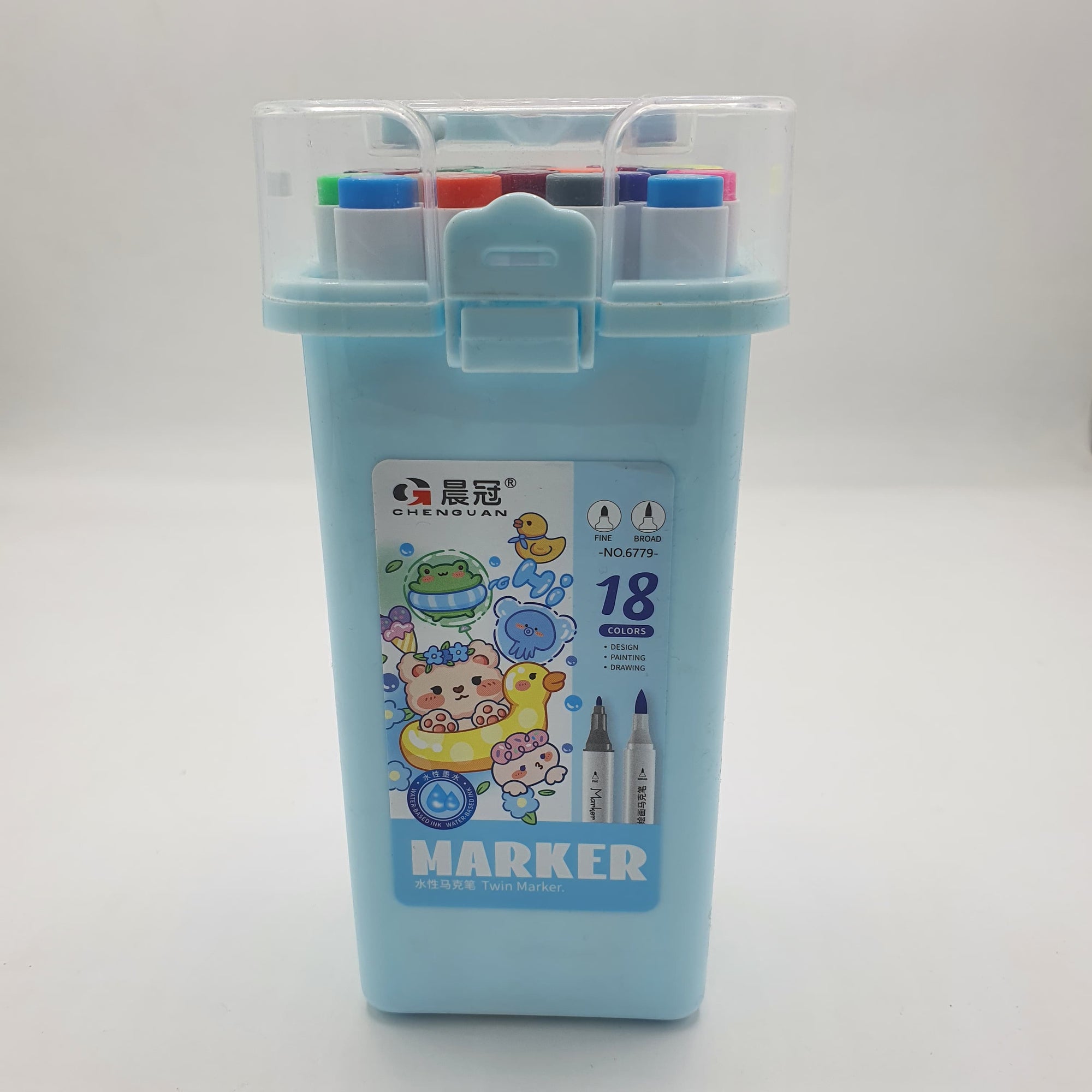 TWIN TIP MARKER 18 PCS BOX