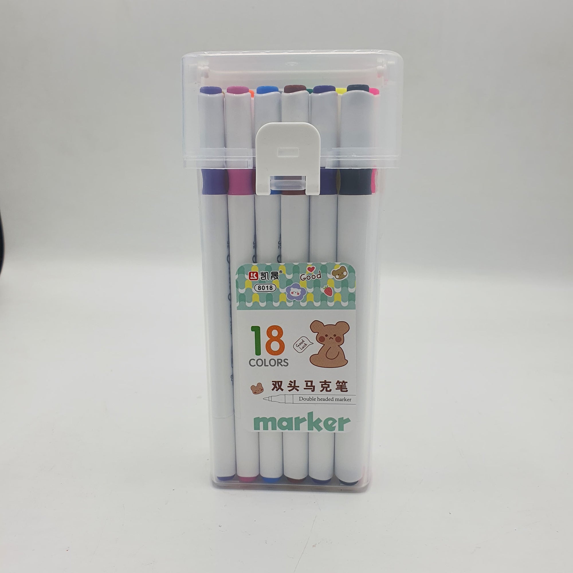SIKAIJING TWIN TIP MARKER 18 PCS BOX