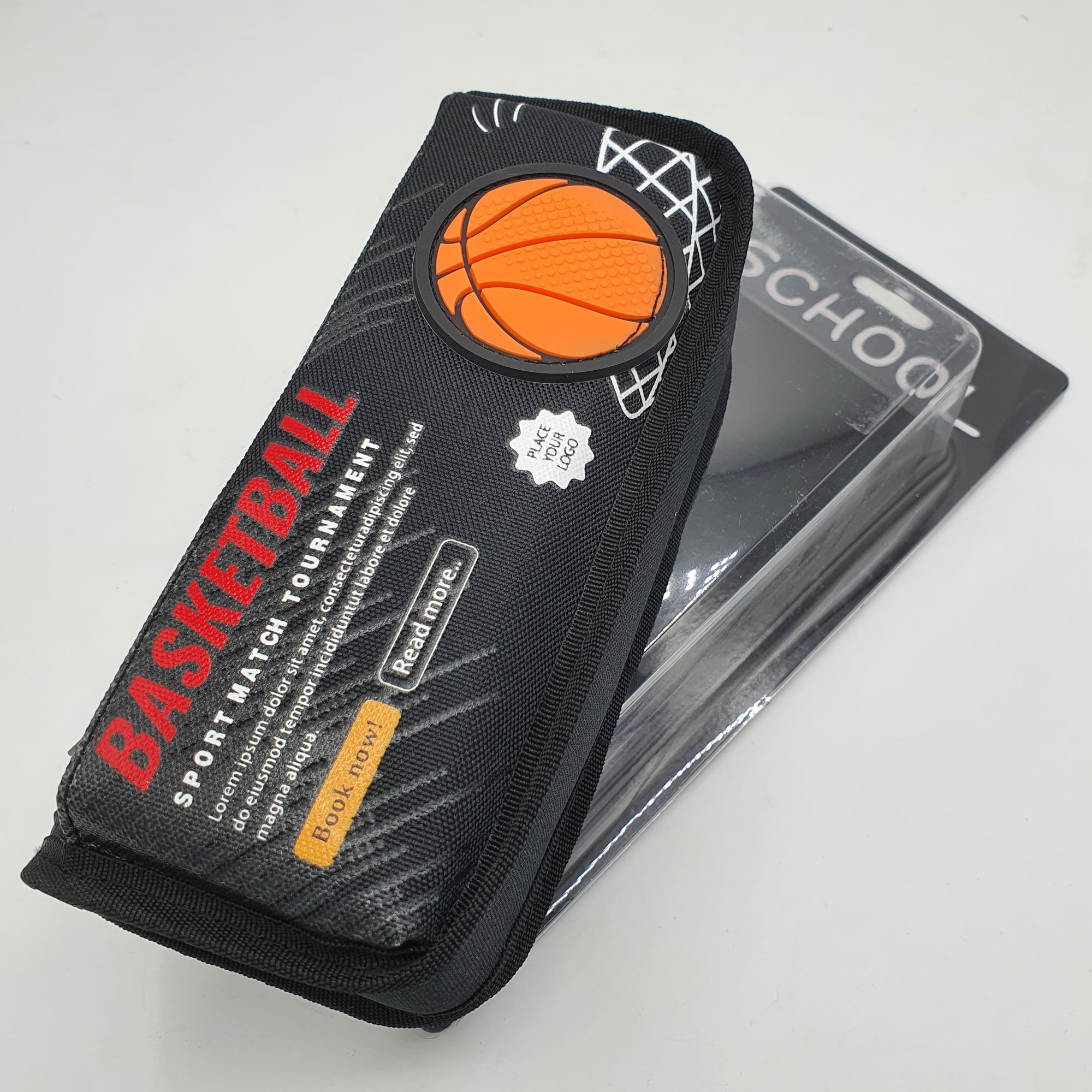 BASKET BALL PENCIL POUCH