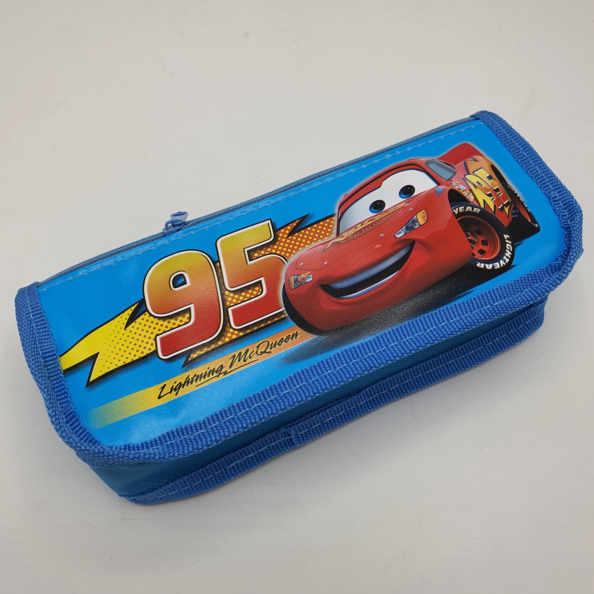 95 Car Pencil Box for Kids – Lightning McQueen Style Stationery Pouch | Zipper Case for Boys & Girls