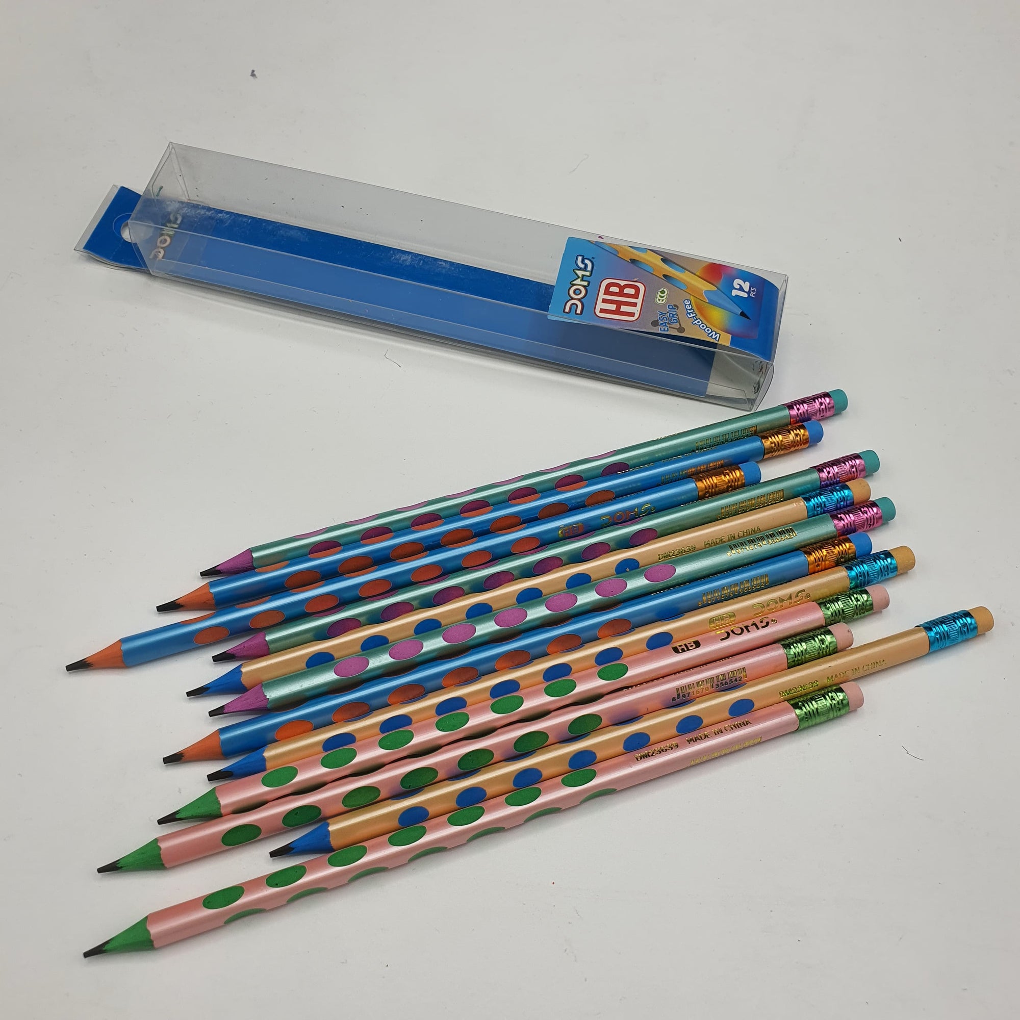 DOMS High Grade Pencils – Box of 12 | Premium Graphite Pencils for Writing, Drawing & School Use