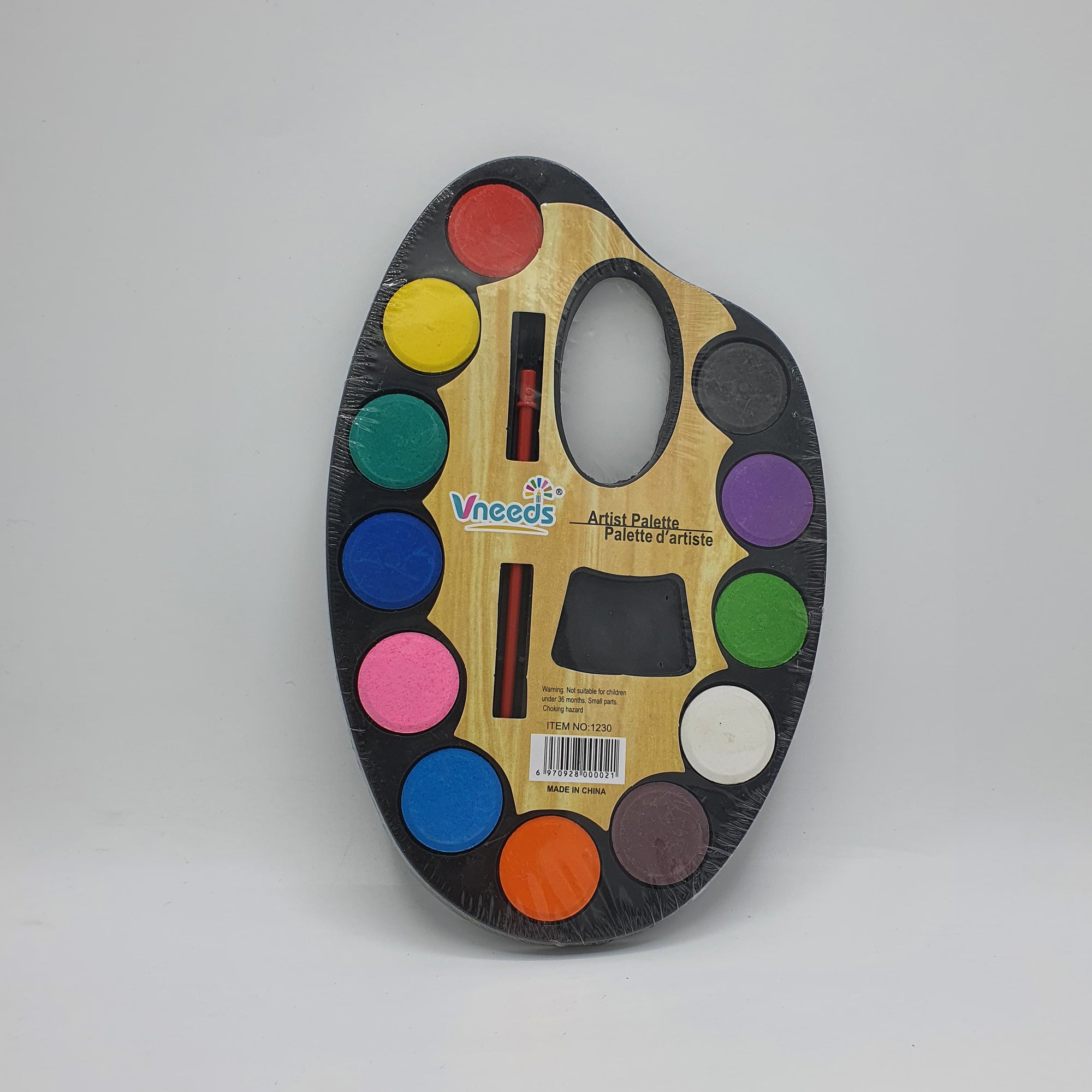 Vneeds Water Colors – 12 Vibrant Shades | Washable, Non-Toxic, and Easy to Use