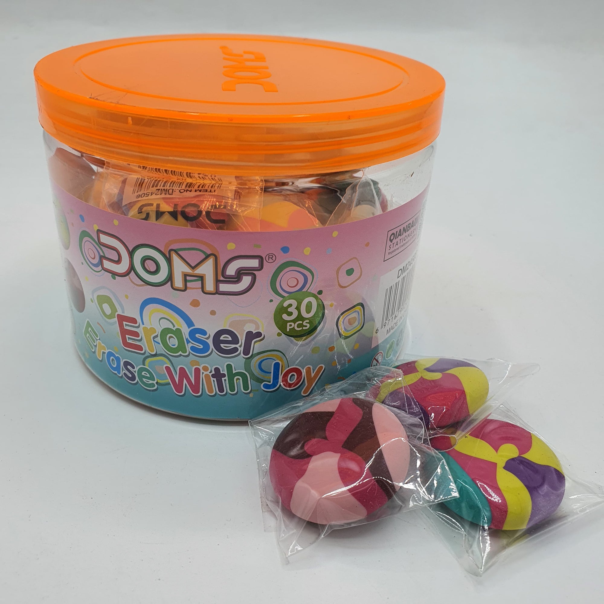 DOMS ERASERS JAR 30 PCS