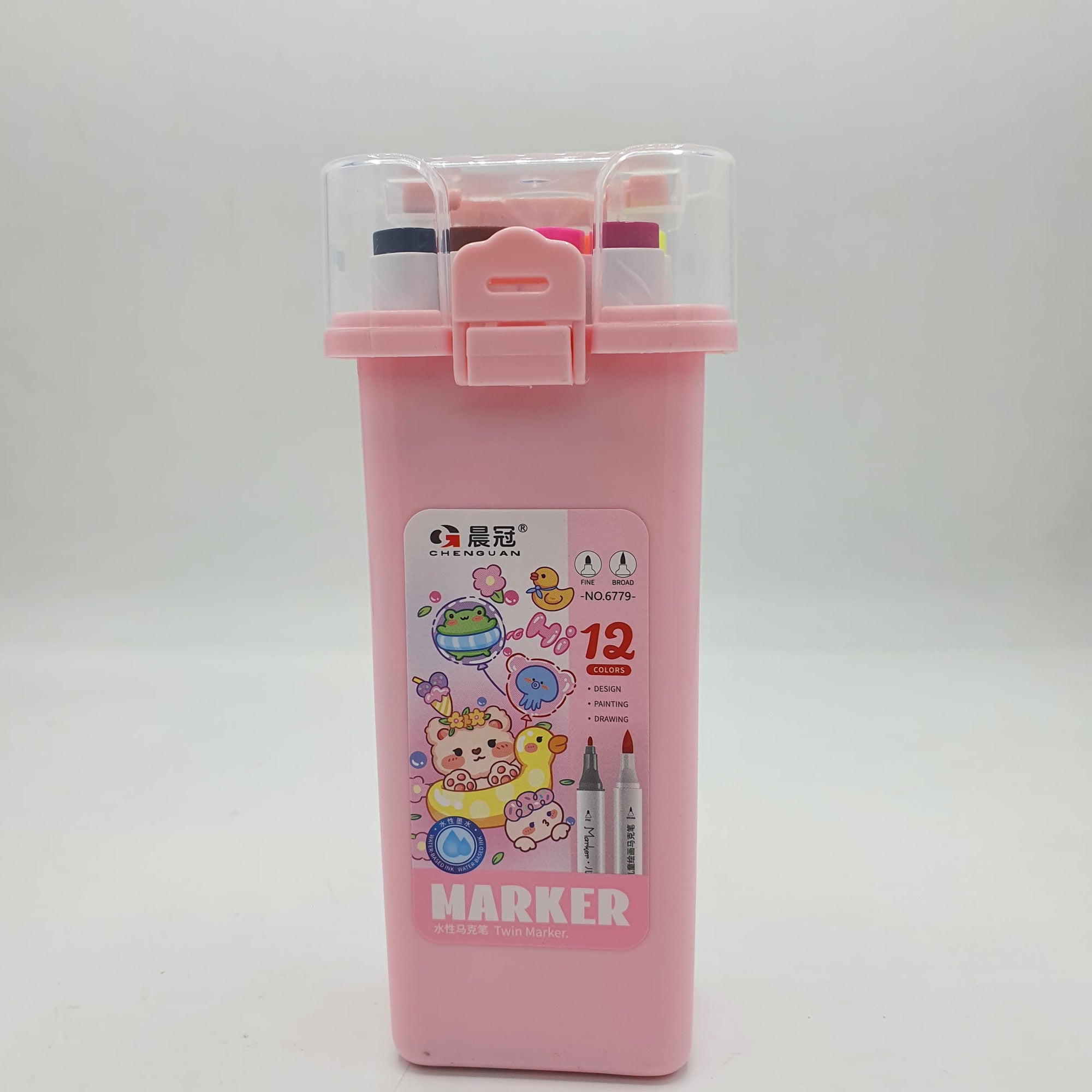 TWIN TIP MARKER 12 PCS BOX